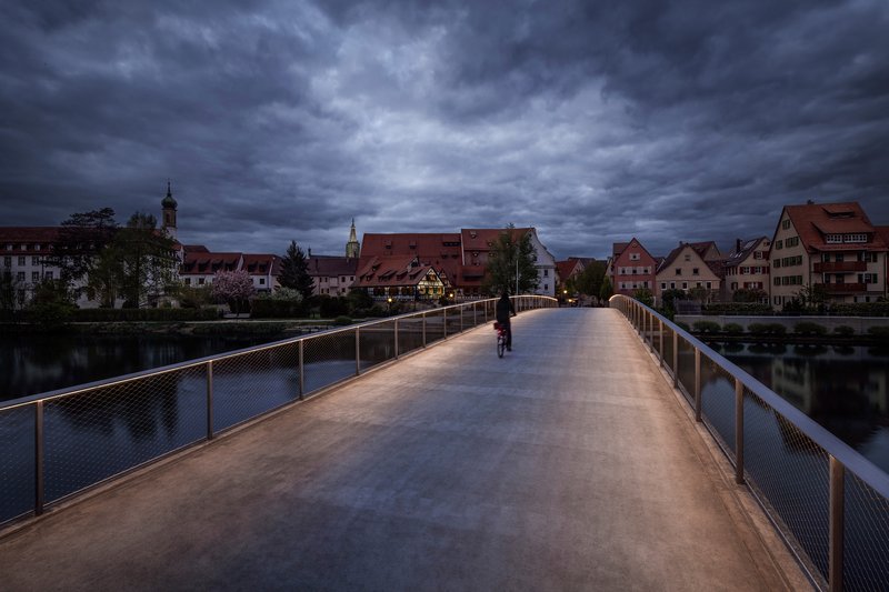 'Josef-Eberle-Brücke' in Rottenburg am Neckar – Nachher